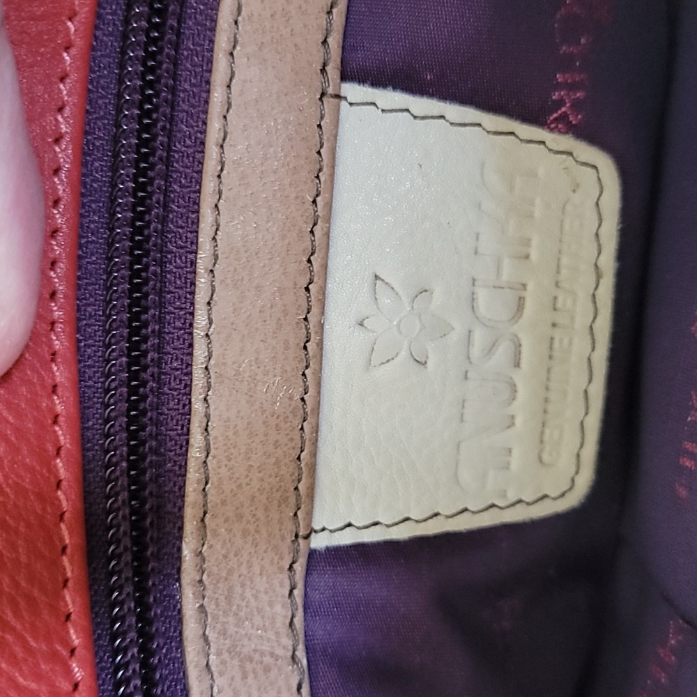 Anuschka hand painted leather medium flap messenger - Picture 14 of 16